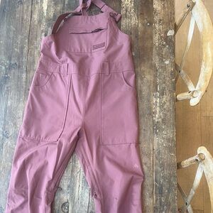 Burton Womens Avalon Bib Pant Mauve Sz L